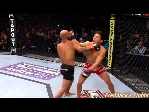 Demetrious Johnson vs Joseph Benavidez 2 Highlights (Emphatic KNOCKOUT) #ufc #demetriousjohnson
