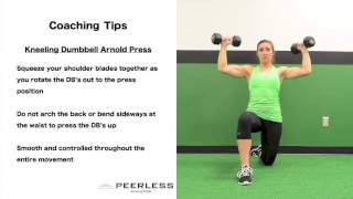 207. Kneeling Dumbbell Arnold Press