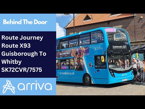 Behind The Door: Route X93 | SK72CVR/7575 - Arriva North East: ADL E40D/ADL Enviro 400MMC