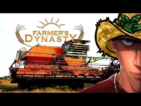 Farmers Dynasty Part 3 Harvester for the crops and the crop trailer!  Let's play Farmers Dynasty