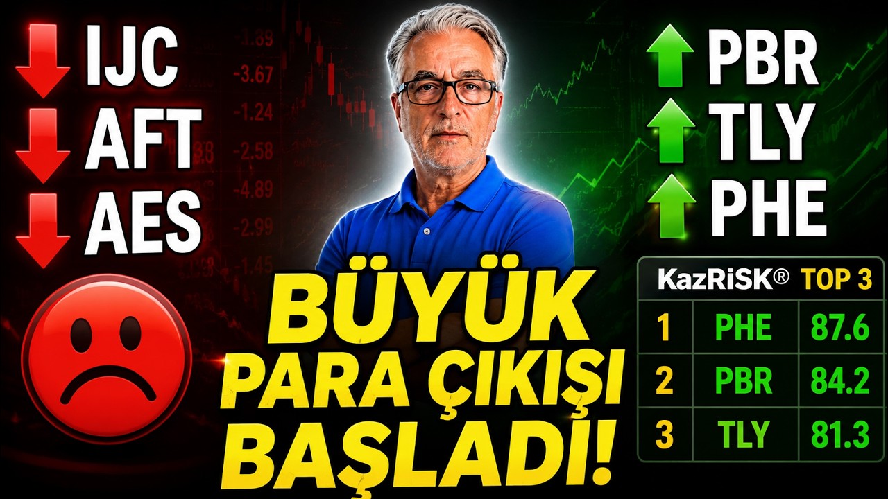 BÜYÜK PARA ÇIKIŞI BAŞLADI! IJC, AFT, AES ÇIKIŞTA | PBR, TLY, PHE YÜKSELİYOR | TEFAS Fon Analizi
