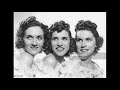 Andrews Sisters Lullaby To A Little Jitterbug
