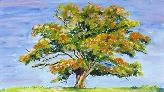 Cómo pintar árboles