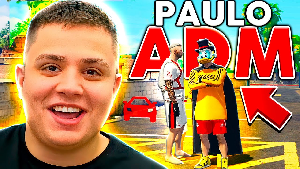 FINGI SER ADM e ROUBEI O POVO no GTA RP 😂 (Paulinho o LOKO)