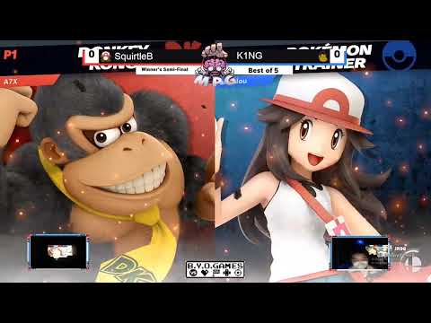BYOG #33 | K1NG (Donkey Kong) Vs. squirtleB (Pokemon Trainer) | Top 8 Winners Semi-Final