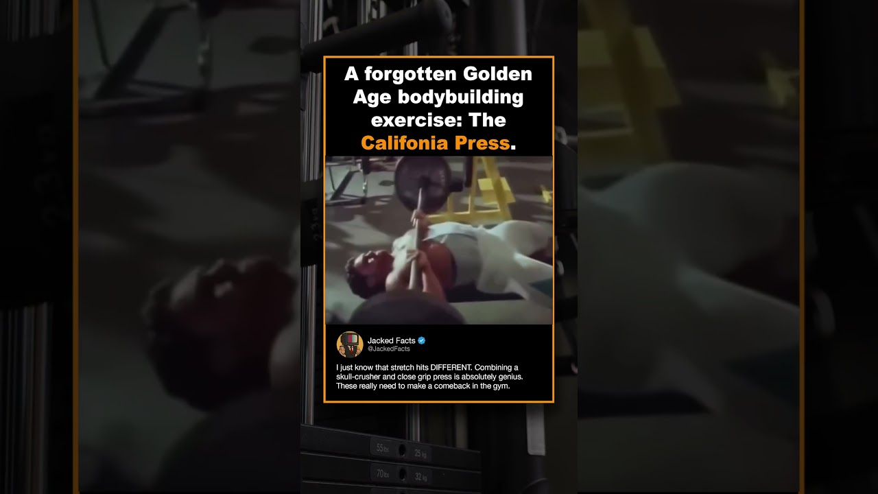 A forgotten Golden Age bodybuilding exercise: The Califonia Press.