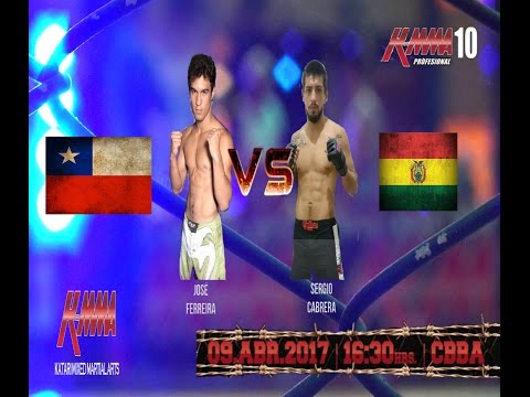 K-MMA X Profesional - Sergio Cabrera (Bolivia) vs José Ferreira Muñoz (Chile) Peso 66.9kg