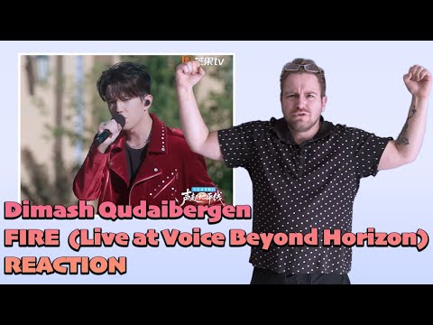 🔥✨**Dimash Qudaibergen - FIRE (Live at Voice Beyond Horizon)-|REACTION**🎤🔥
