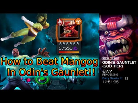 4 Star Luke Cage Solo's Mangog In Tier 10 Of Odin's Gaunlet! | Marvel Contest Of Champions