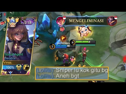 Beatrix No Skin + 75 Match WR 45%! Lolita Terdiam Liat Ulti Sniper!