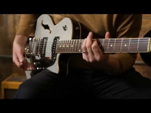 Duesenberg Starplayer TV - Silver Sparkle Demo | No Talking | Guitars In The Attic