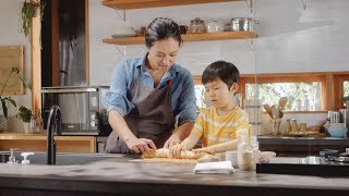 セラミックトップ 子供とおやつ作り篇
