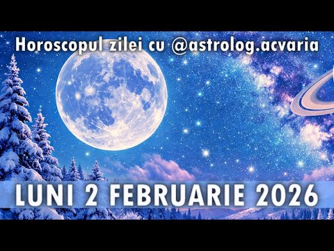 LUNA PLINA IN LEU 🌕LUNI 2 FEBRUARIE 2026 ☯ HOROSCOPUL ZILEI  @astrolog.acvaria ​