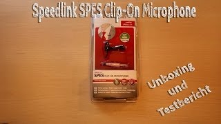 Speedlink SPES Clip-On Microphone (Unboxing und Test)