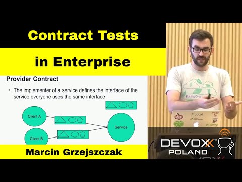 Contract Tests in the Enterprise Conference - Marcin Grzejszczak