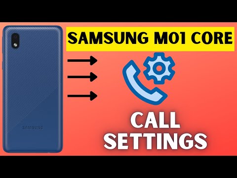 Samsung M01 Core Call Settings & call Problem Fix {SM-M013F}