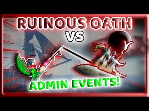 Ruinous Oath Rod VS ADMIN Abuse IS INSANE! | Fisch