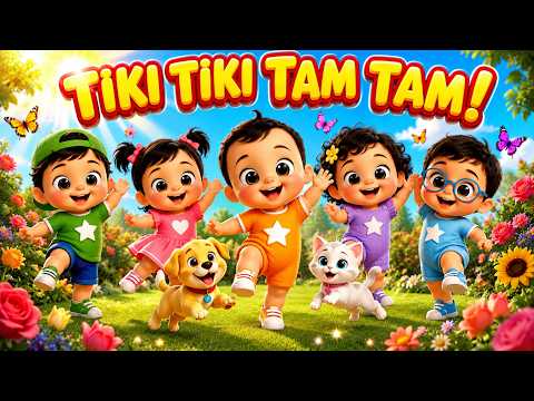Tiki Tiki Tam Tam Baby Dance 🎵 Funny Kids Dance Song