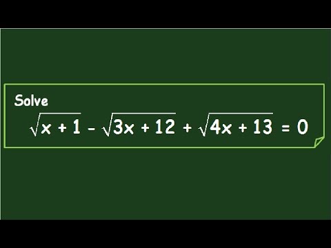 Irrational equation problem 2