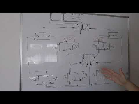 Pneumatic circuit diagram IHK exam 2007 - explained quickly and easily
