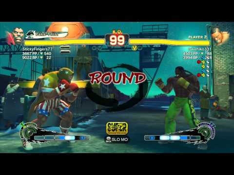 SSF4 AE: StickyFingers77 (Boxer) vs Akimo (Dee Jay) - Ranked Match (720p HD)