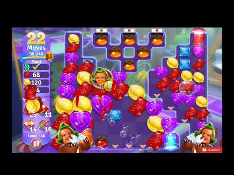Wonka's World of Candy Level 566 NO BOOSTERS - A S GAMING ✔