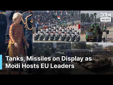 RAW MOMENTS: India Flexes Military Might as EU Leaders Watch Republic Day Parade in New Delhi | AQ1B