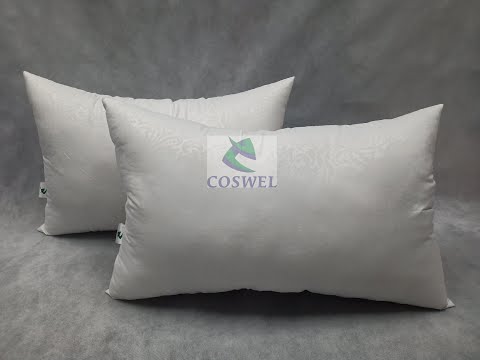 Coswel jacquard white bed pillows, shape: rectangular, size/...