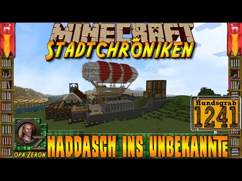 Minecraft #1241 -Stadtchroniken- Haddasch ins Unbekannte [HD+Deutsch]