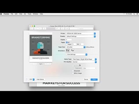 Improving Print Quality Using a Mac