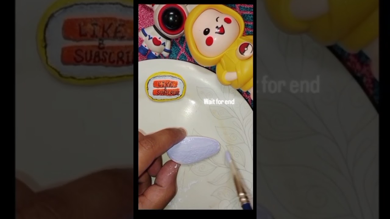 stone art part 2 comment your name and don't forget to subscribe #artist  #handmade #painting