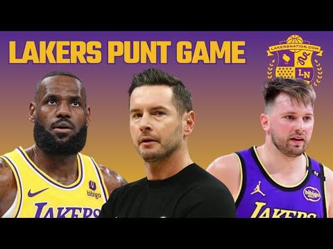 Lakers Played Basketball Against The Spurs