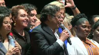 Este fue el discurso del Gustavo Petro, el nuevo presidente de Colombia