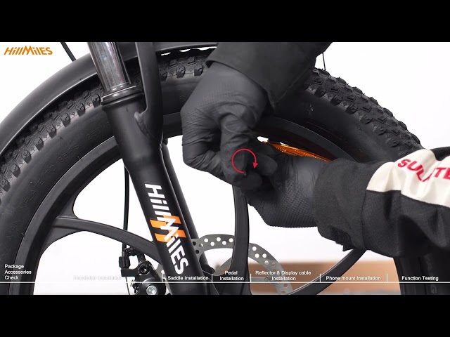 Bicicleta Eléctrica Plegable HillMiles MilePort 1 250W 20" 7 Velocidades video