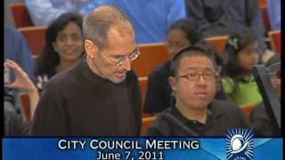 Steve Jobs' Presentation to the Cupertino City Council (6/7/11)