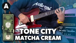 Video thumbnail for Tone City Matcha Cream Fuzz Pedal - Playing Only! by Andertons Music Co