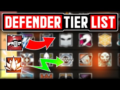 The ULTIMATE 2021 DEFENDER Tier List - Rainbow Six Siege