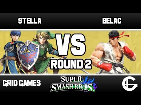 Stella (Link/Marth) VS belaC (Ryu) | Grid Smash 4 BiWeekly Round 2
