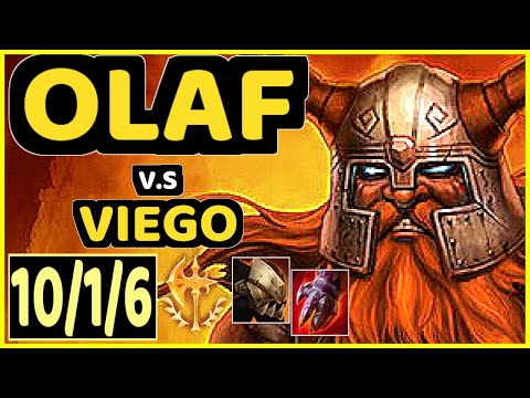 OLAF vs VIEGO - 10/1/6 KDA JUNGLE CHALLENGER GAMEPLAY - NA