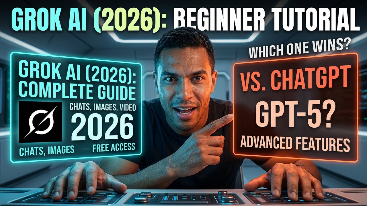 How to Use Grok AI 2026: Complete Beginner Tutorial (xAI Grok vs ChatGPT)