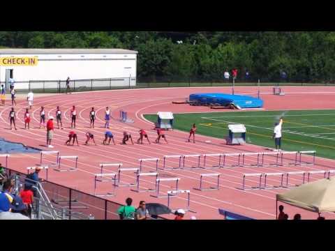 USATF PVA Assoc. 11-12 Girls 80m Hurdles 2015