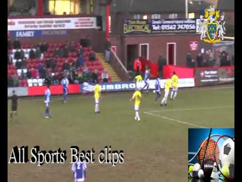 Unbelievable Body Slam In A Football Game   Worcester City Vs Stockport County