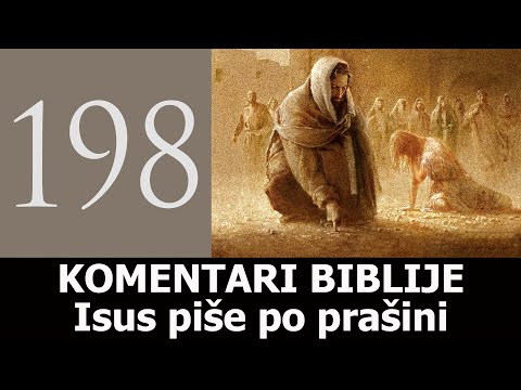KB 198 - Isus piše po prašini