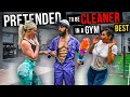 CRAZY CLEANER Shocked GIRLS In A GYM Prank 2 BEST Aesthetics In Public Reactions