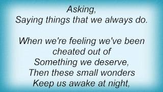 Dog&#39;s Eye View - Small Wonders Lyrics