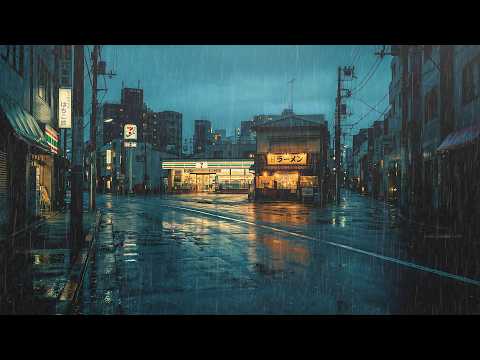 Tokyo Midnight Rain 🌧️ — Rainy Chillhop Lofi to Drift Through Quiet Nights & Calm