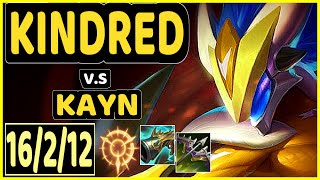 KINDRED vs KAYN - 16/2/12 KDA JUNGLE CHALLENGER GAMEPLAY - NA