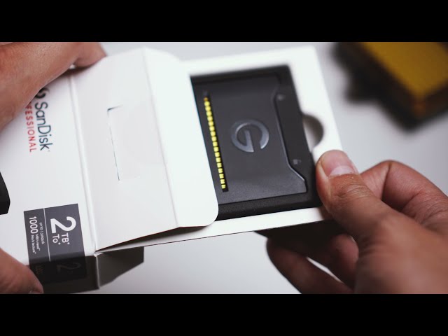 Vidéo SANDISK PROFESSIONAL SSD G-DRIVE ARMORLOCK 1 TO