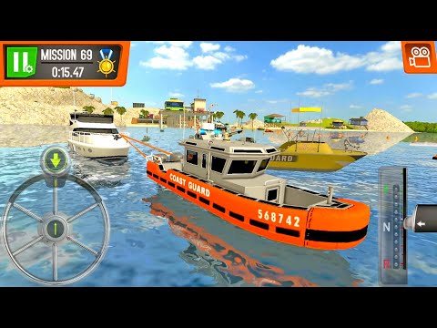 Coast Guard Beach Rescue Team #9 Fire Boat! Car Games Android gameplay