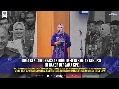 Kota Kendari Tegaskan Komitmen Berantas Korupsi di Rakor Bersama KPK